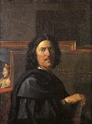 Nicolas Poussin Self Portrait 02 oil on canvas